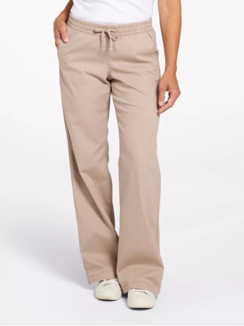 L.L. Bean Lakewashed Pull-on Chinos Size 10 - Picture 2 of 11
